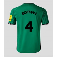Dres Newcastle United Sven Botman #4 Preč 2023-24 Krátky Rukáv